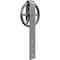 Ekena Millwork Premium Wagon Wheel Roller Hanger w/ Bolts for Barn Door for 1 3/8" Doors, Flint Gray GB60013RWFG - alternate 3